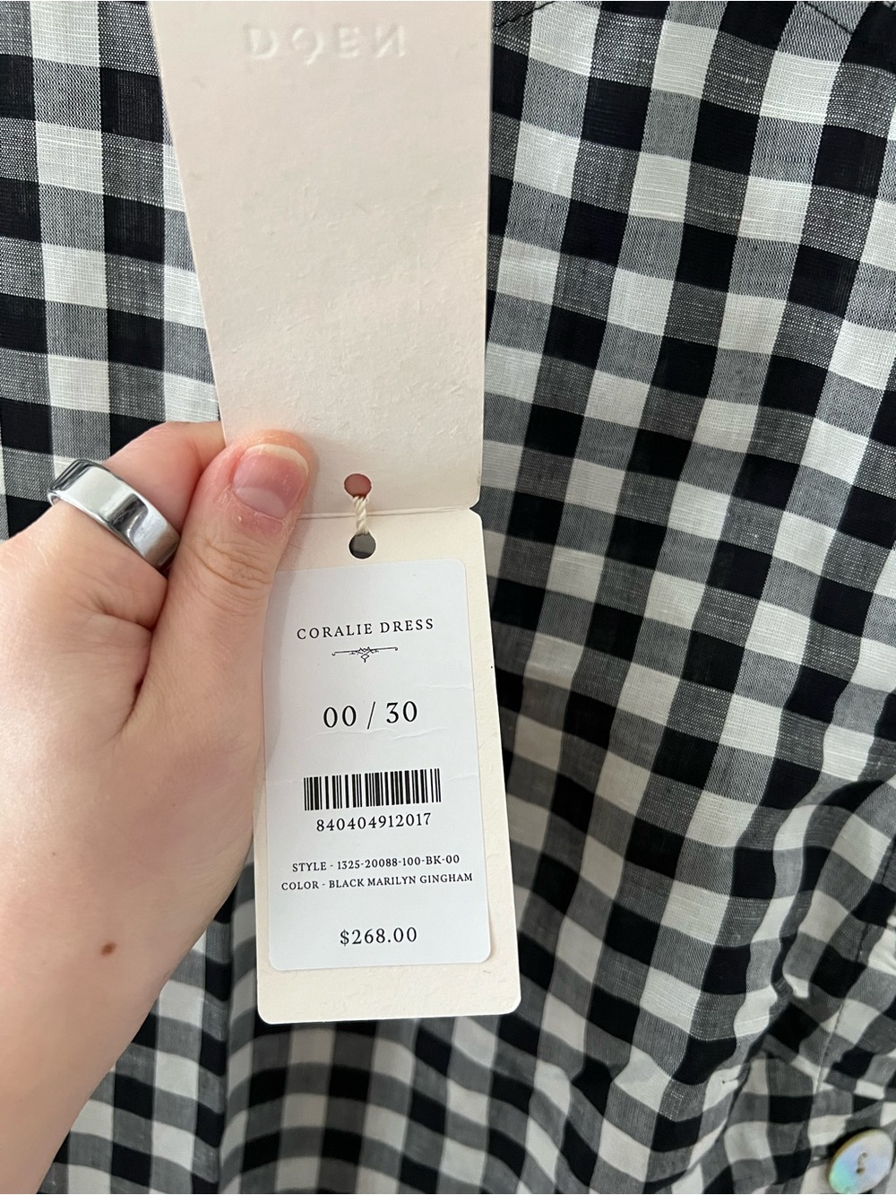 Doen Coralie Dress NWT size 00 - Picture 3 of 3